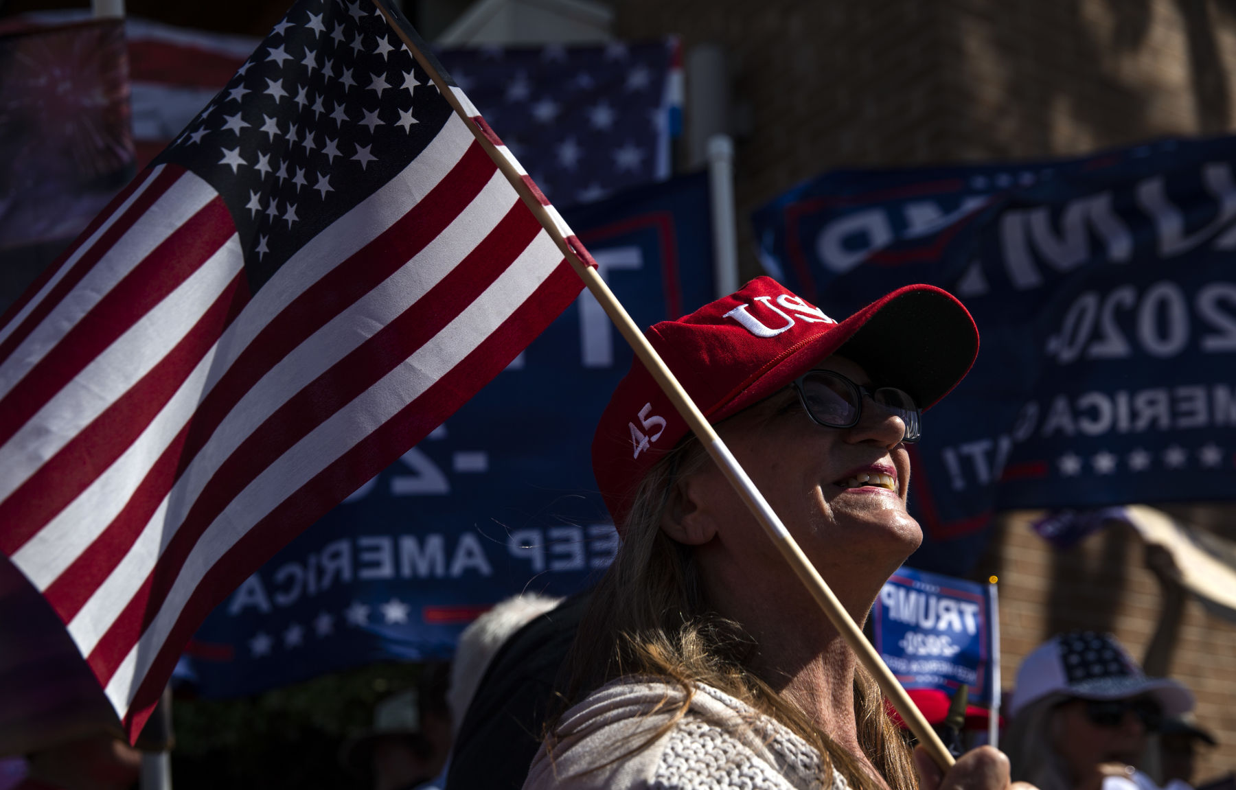 Anti-impeachment protest in Tucson